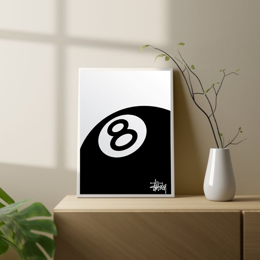 Stussy 8ball poster