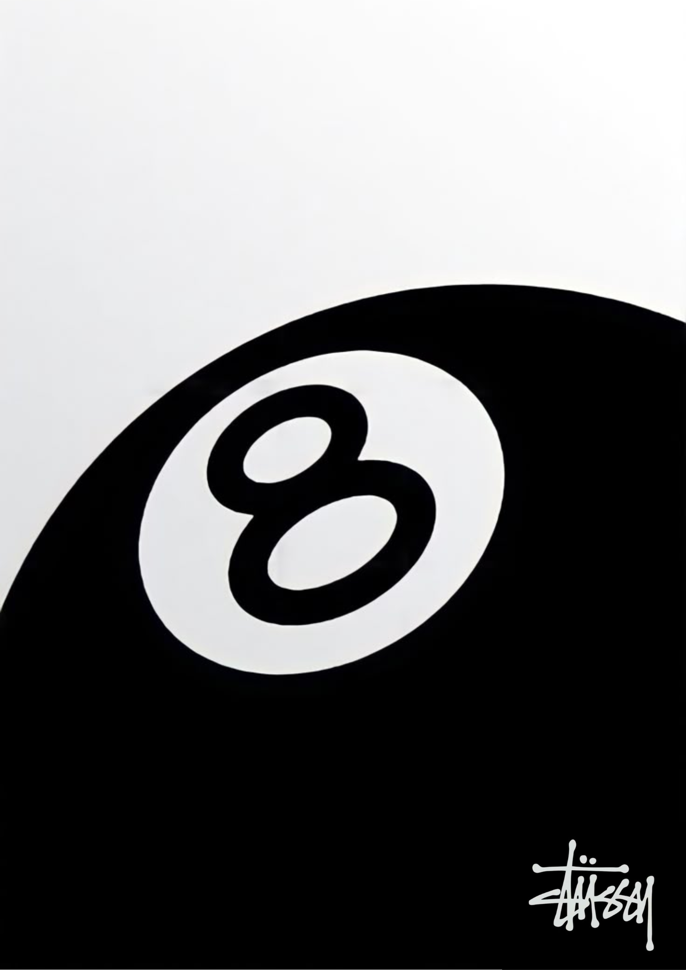 Stussy 8ball poster